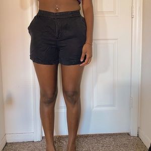 Black Relaxed Shorts